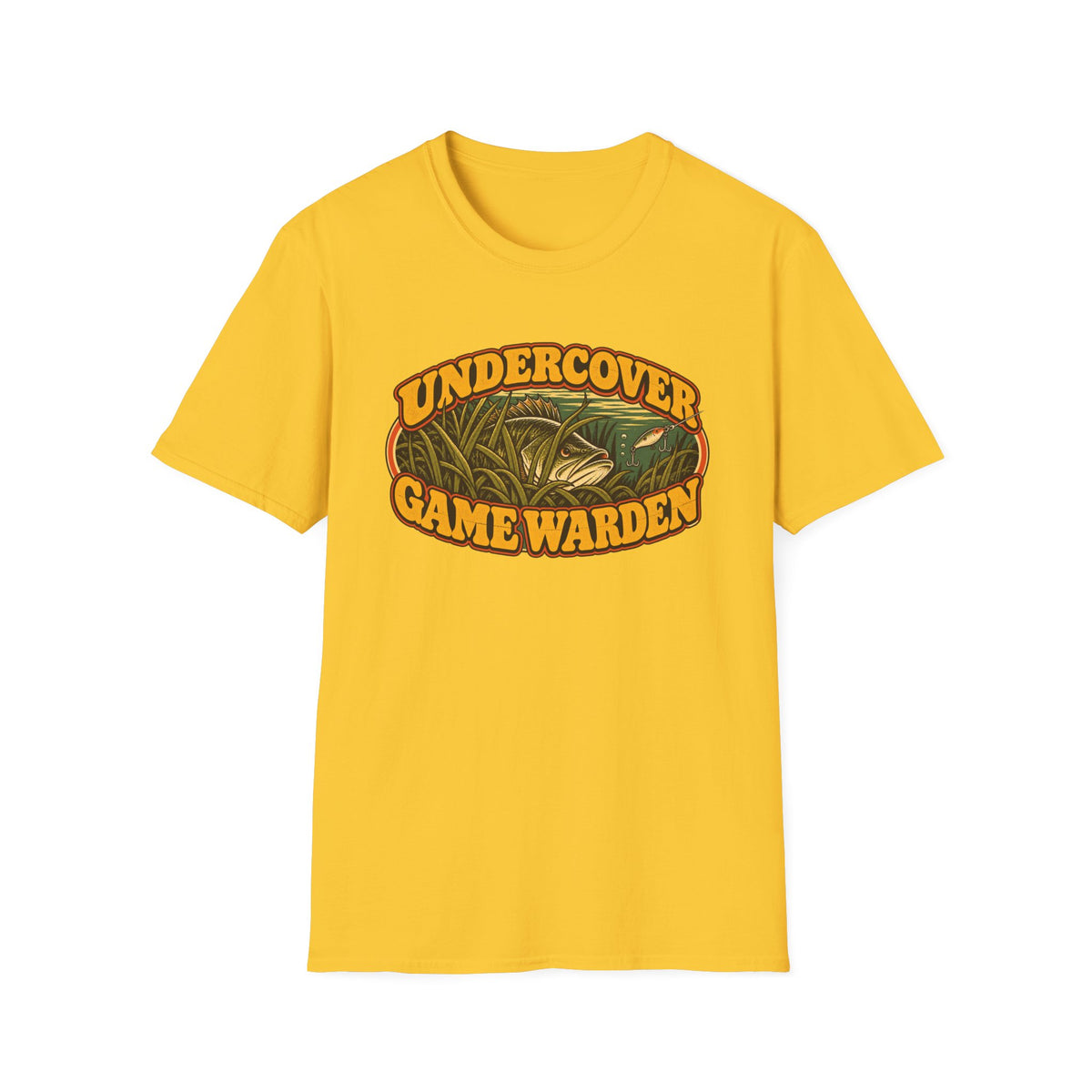 Undercover Game Warden Vintage Bass Fishing