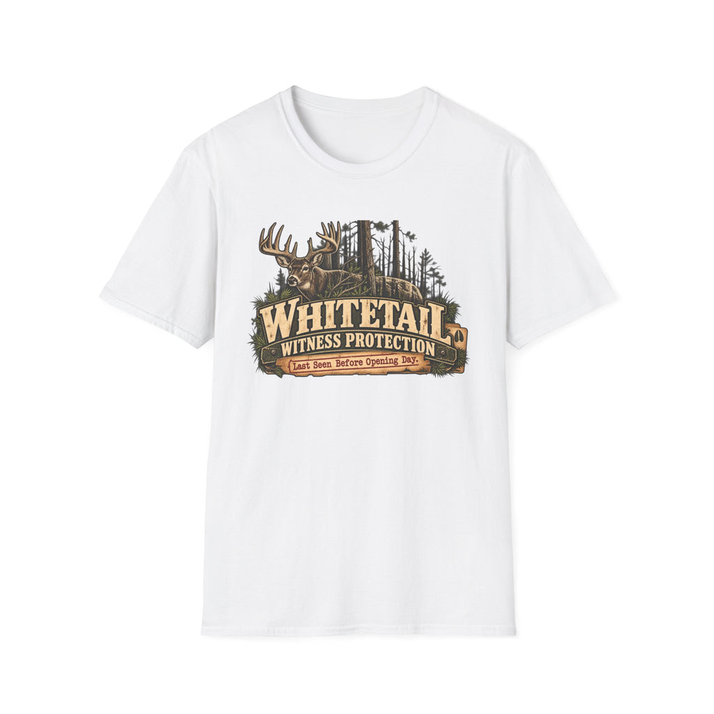Whitetail Witness Protection T-Shirt — Deer Hunting