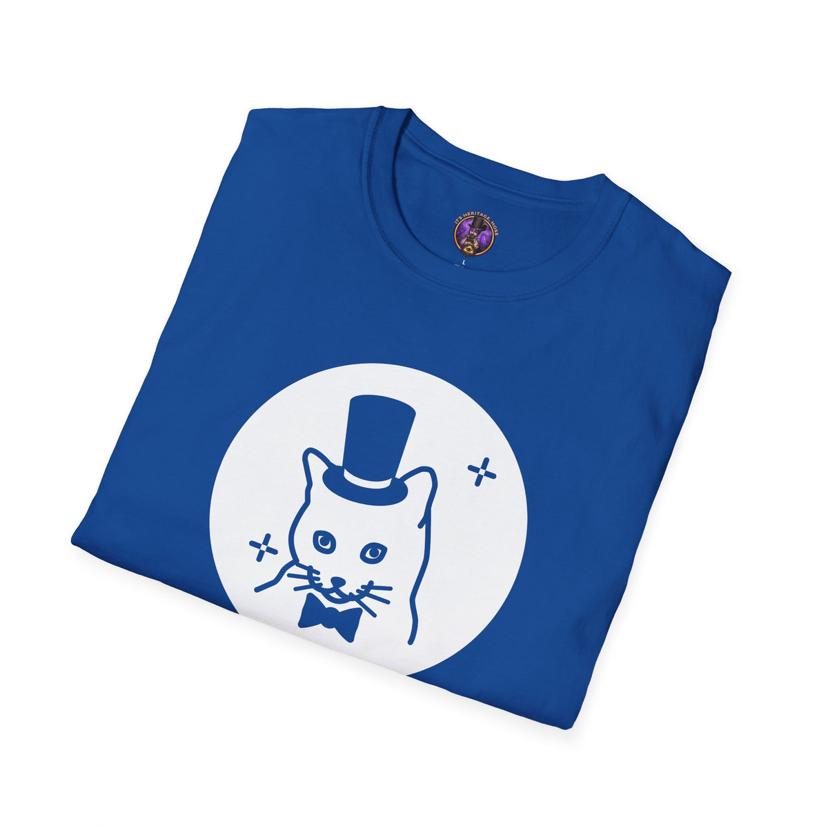 Life Is Meow Cat T-Shirt - Cute Cat With Top Hat Graphic graphic T-shirt product image 9