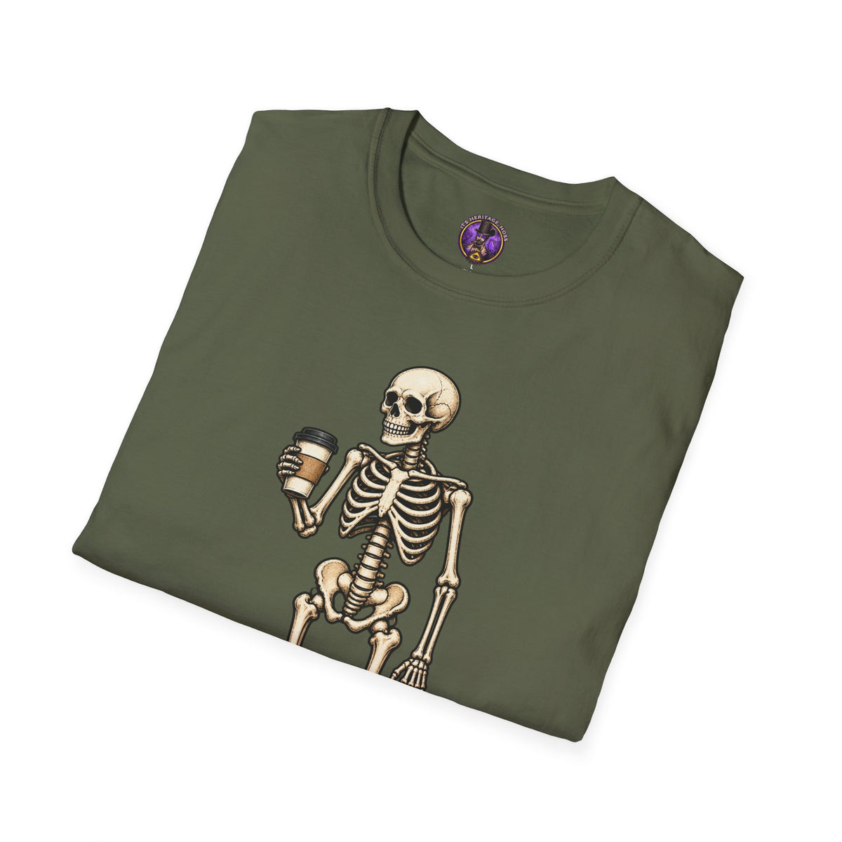 Coffee Skeleton T-Shirt | It's Heritage Hoss