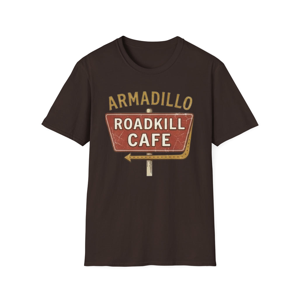 Armadillo Roadkill Cafe T-Shirt | It's Heritage Hoss