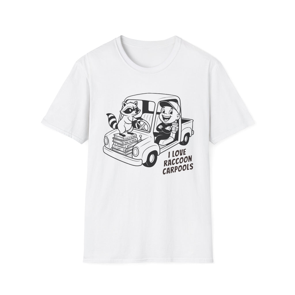 I Love Raccoon Carpools T-Shirt