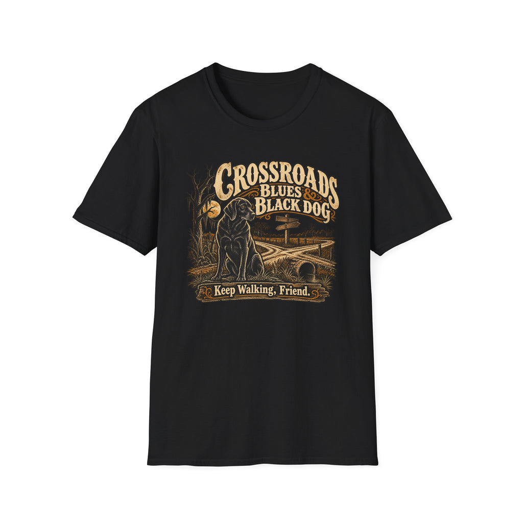 Crossroads Blues & Black Dog T-Shirt — Southern Folklore