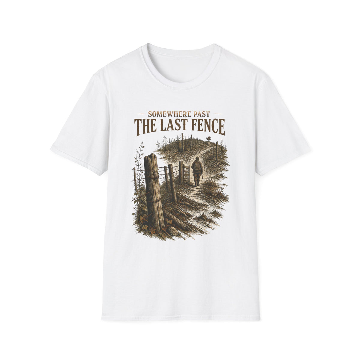 Somewhere Past the Last Gate Turkey Hunting T-Shirt