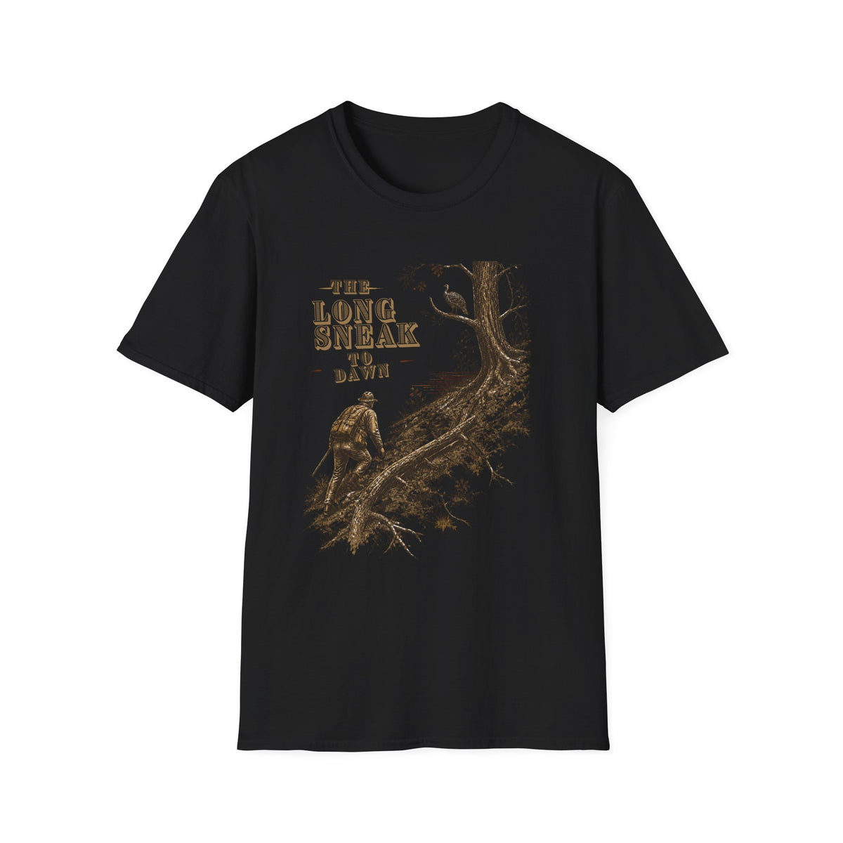 The Long Sneak to Dawn Turkey Hunting T-Shirt