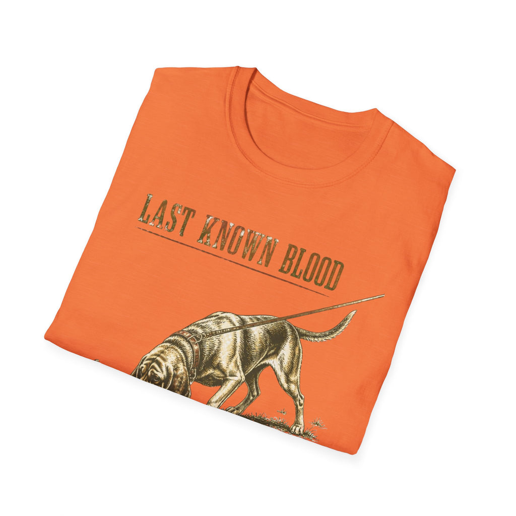 Last Known Blood Deer Tracking Dog Shirt