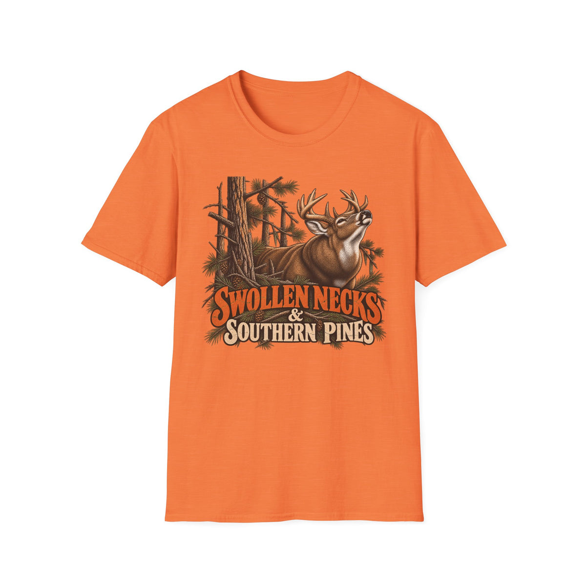 Swollen Necks & Southern Pines Whitetail Rut Design