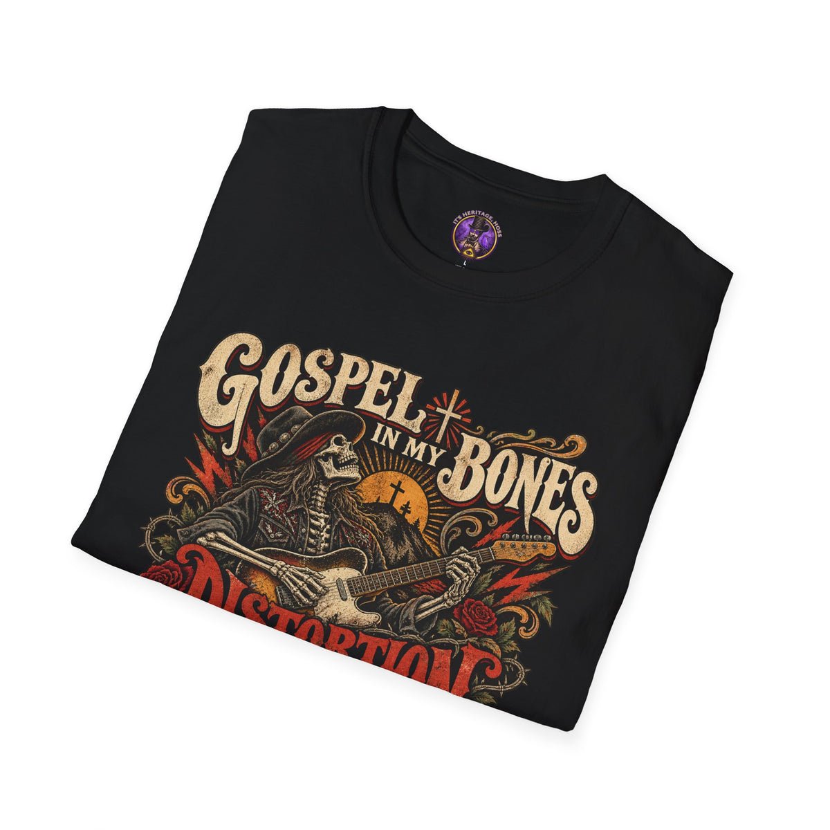 Gospel & Distortion Southern Rock T-Shirt | It's Heritage Hoss
