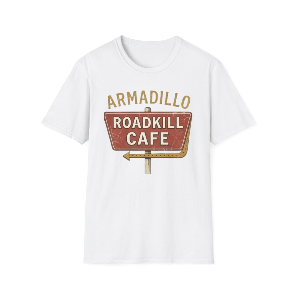 Armadillo Roadkill Cafe T-Shirt | It's Heritage Hoss