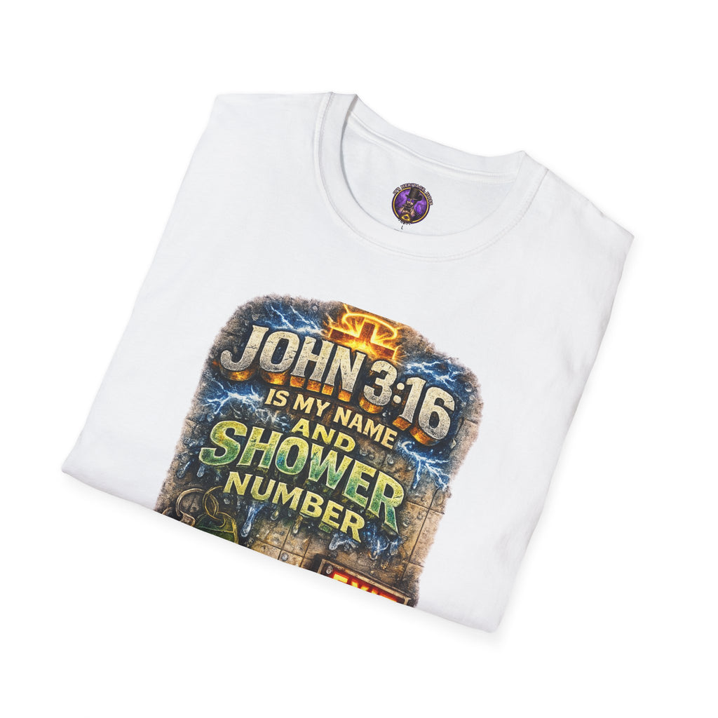 John 3:16 Shower Number Shirt | It's Heritage Hoss