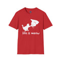 Cat T-Shirt - "Life Is Meow" Cute Cat Graphic Tee for Cat Lovers graphic T-shirt product image 3