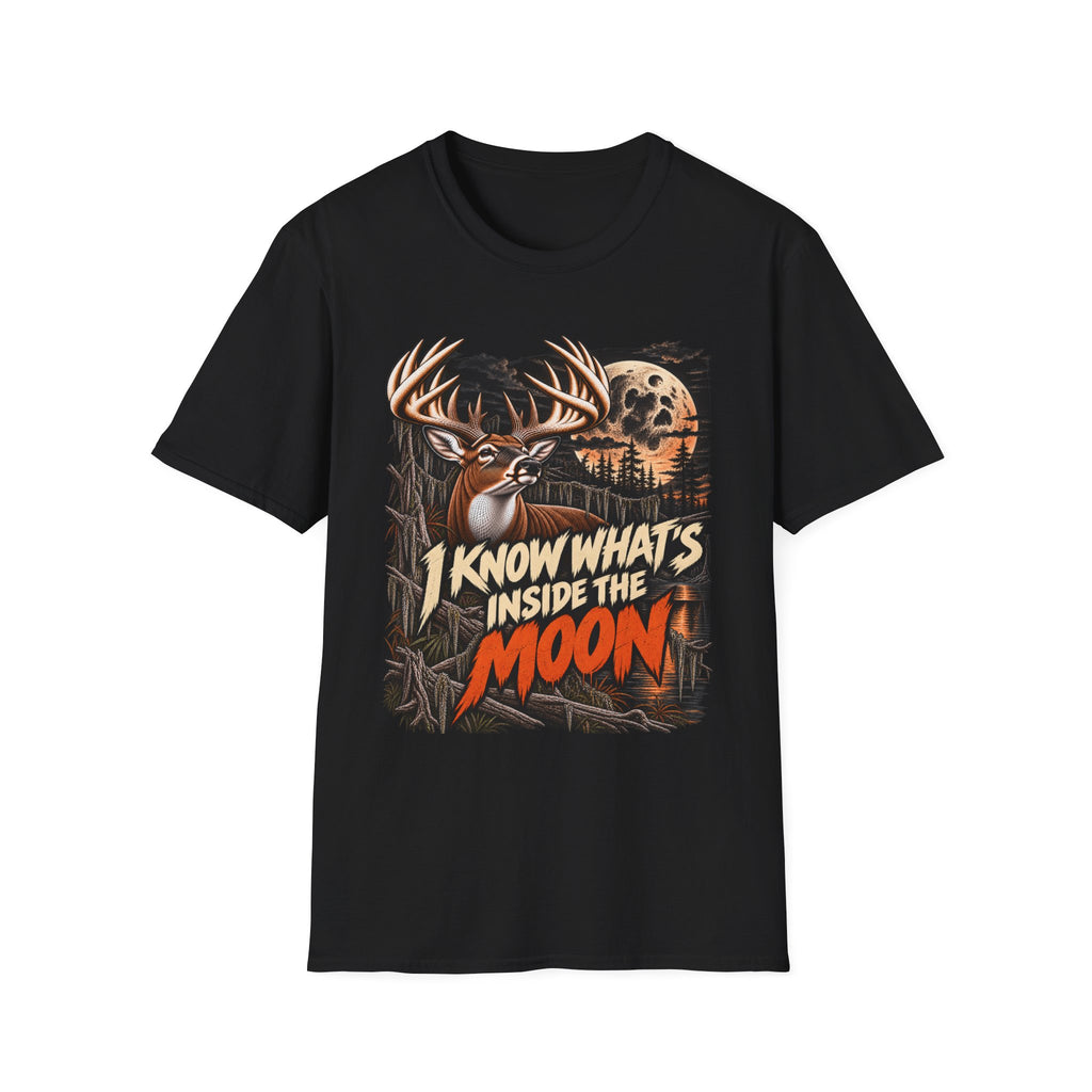 I Know What's Inside The Moon Weird Whitetail Deer Design