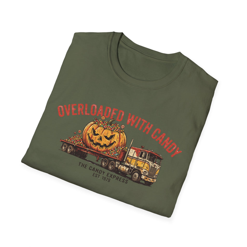 Overloaded With Candy Funny Trucker Halloween Shirt | It's Heritage Hoss