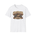 Crossroads Tire and Prophecy graphic with tire-shop artwork on a T-shirt